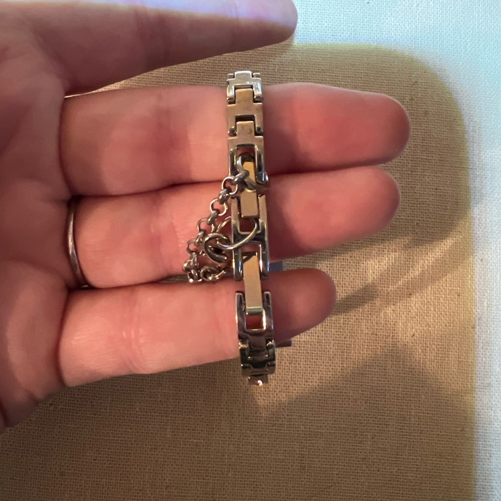 Nine West Pink Rhinestone Watch - Picture 4 of 10